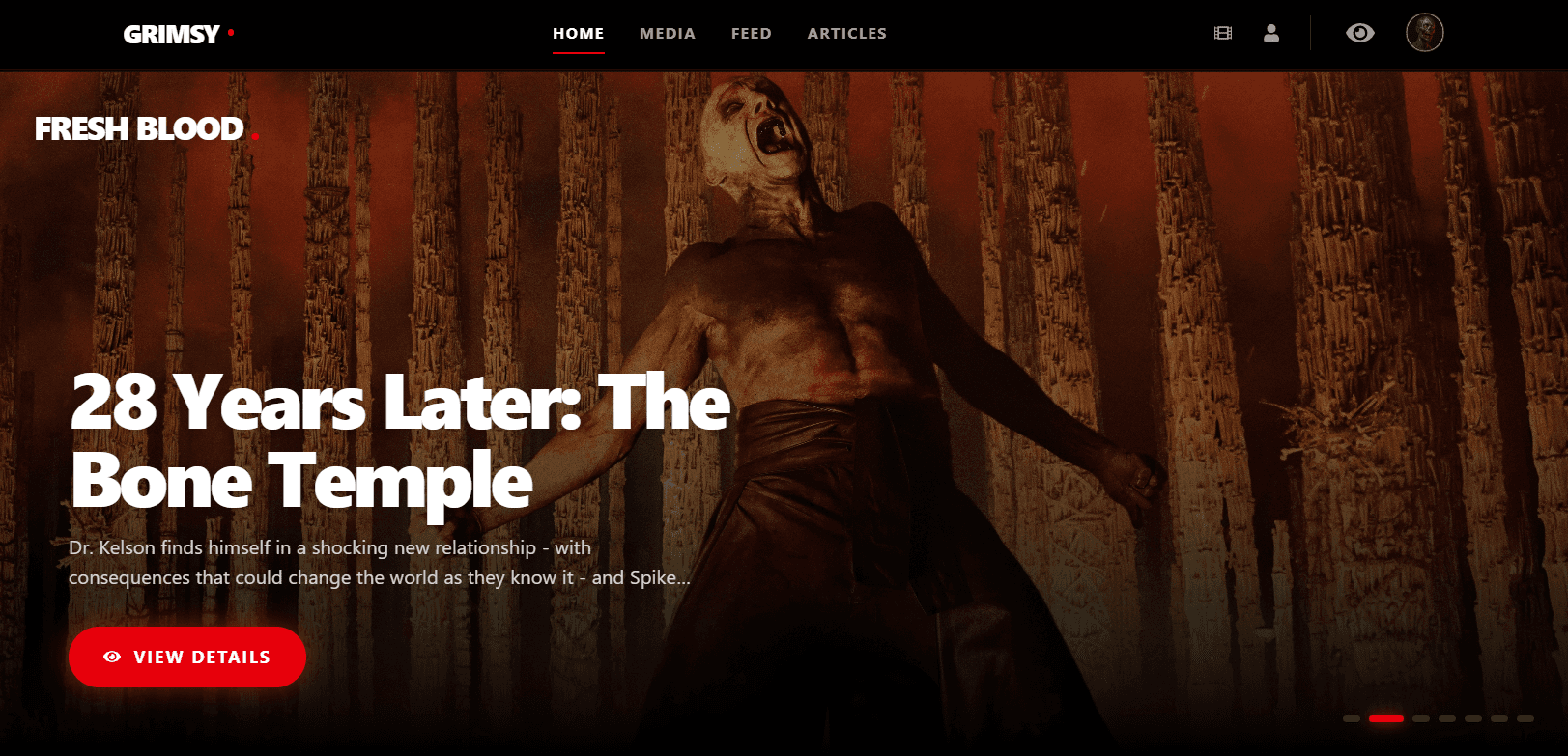 Grimsy Desktop Home Screen